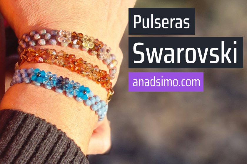 Pulseras swarovski con diseños de Ana Simó